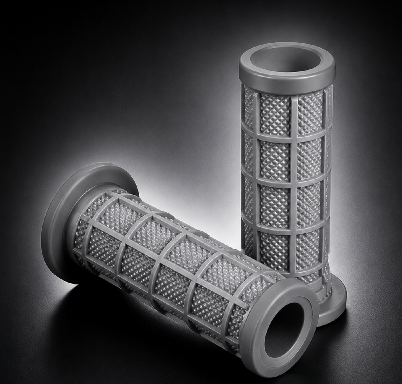 ODI Black Half Waffle Grips